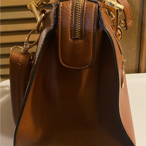 Purse MG Collection braided top handles and removable cross body strap - Picture 4 of 5